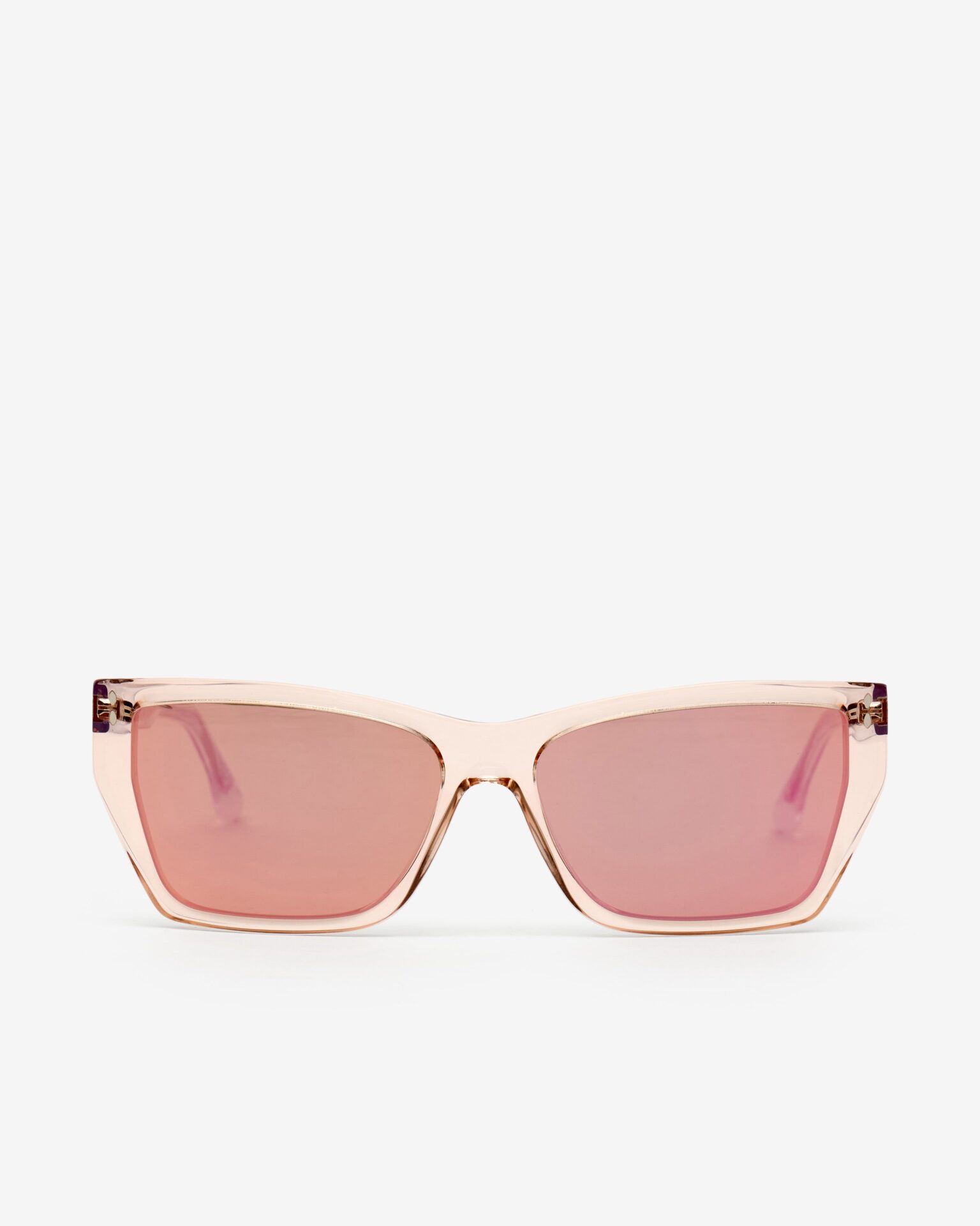 Squared Tessa – Transp Pink/brown Rose