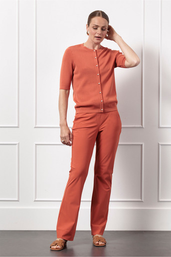Flair drawstring trousers – ginger spice