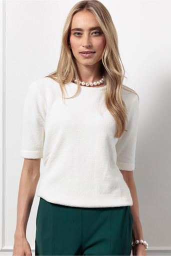 Felica soft pullover – ecru