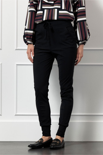 Franka fleece trousers – black