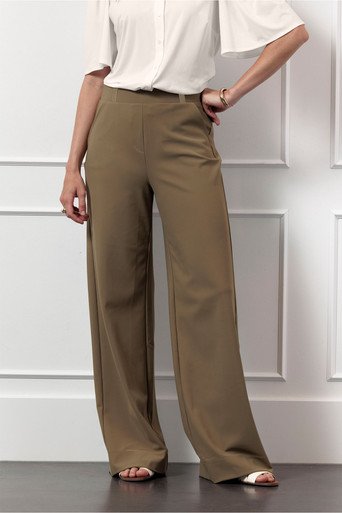 Lexie bonded trousers – earth
