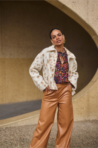 Mitzi flower blouse – multi color