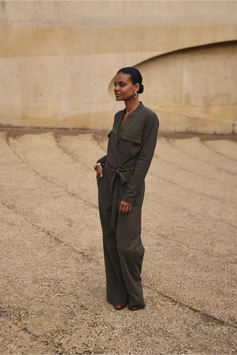 Nadia pocket jumpsuit – new army