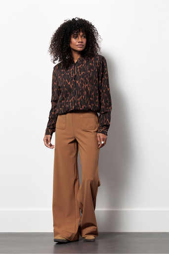 Lexie bnd pocket tousers – caramel