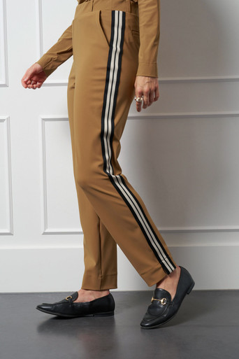 Anne bnd tape trousers – caramel