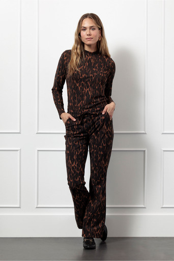 Flair drawstring animal trousers – multi color