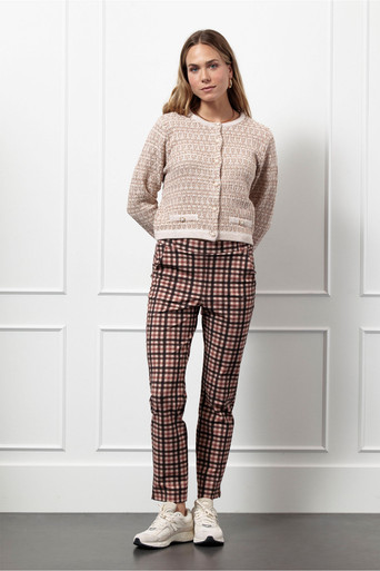 Anne bnd check trousers – multi color