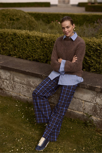 Lexie check trousers – multi color