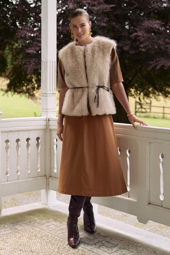 Elsie dress – caramel
