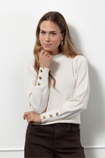 Luna col pullover – ecru