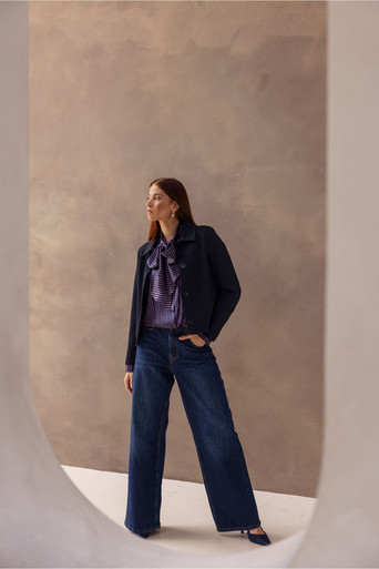 Lexie denim trousers – dark jeans