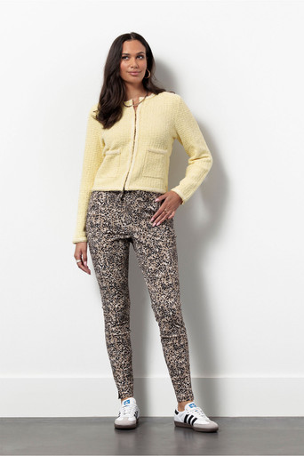 Stairdown animal trousers – black/kit