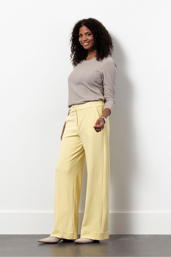 Risa rib top – latte