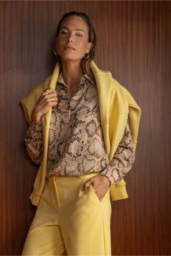 Bobby snake blouse – multi color