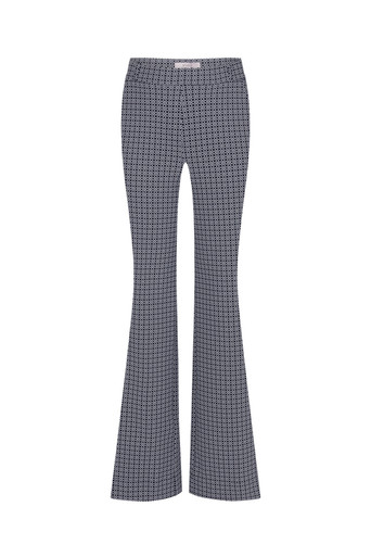 Flair bonded circle trousers – black/kit