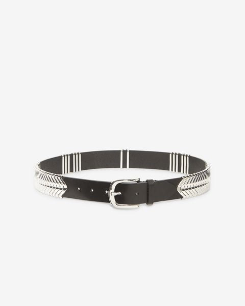 Tehora Belt – Black/silver