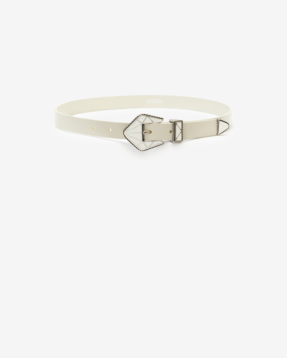 Coraline Belt – Chalk/silver