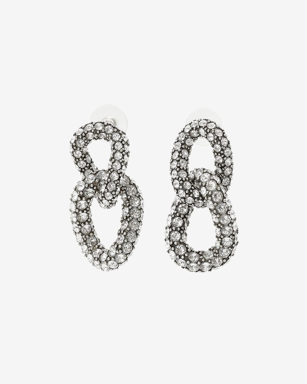Funky Ring Earrings – Silver