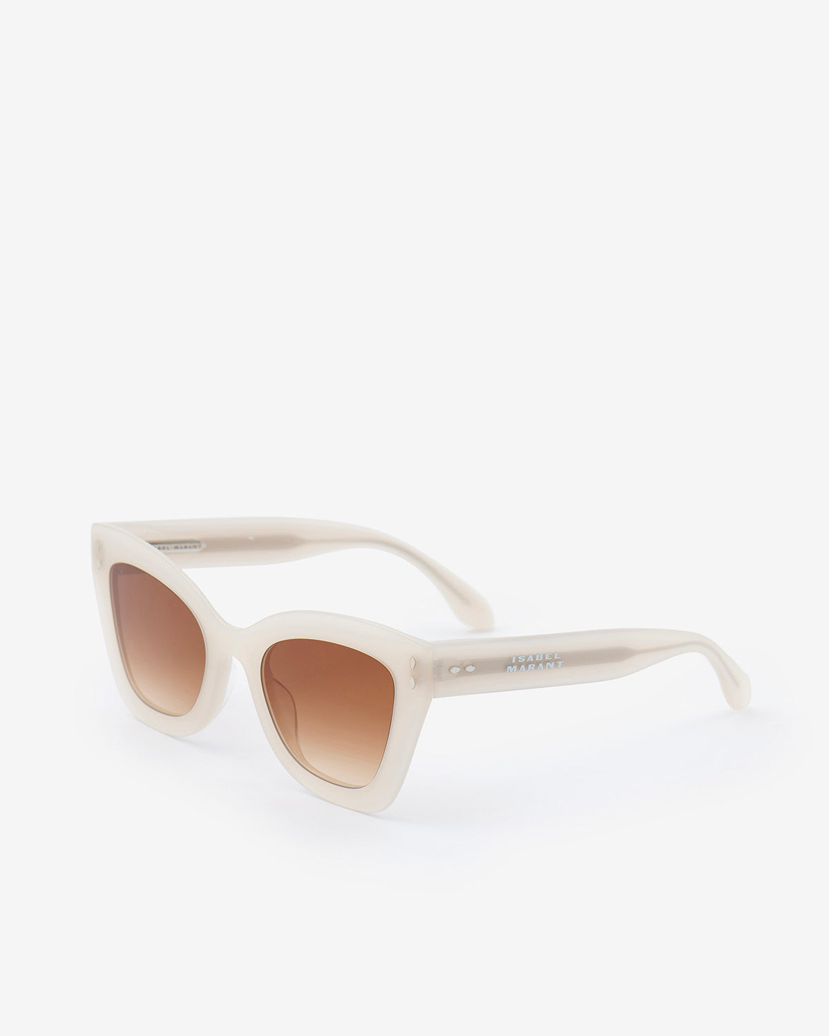 Louny Sunglasses – Ivory/brown Shaded