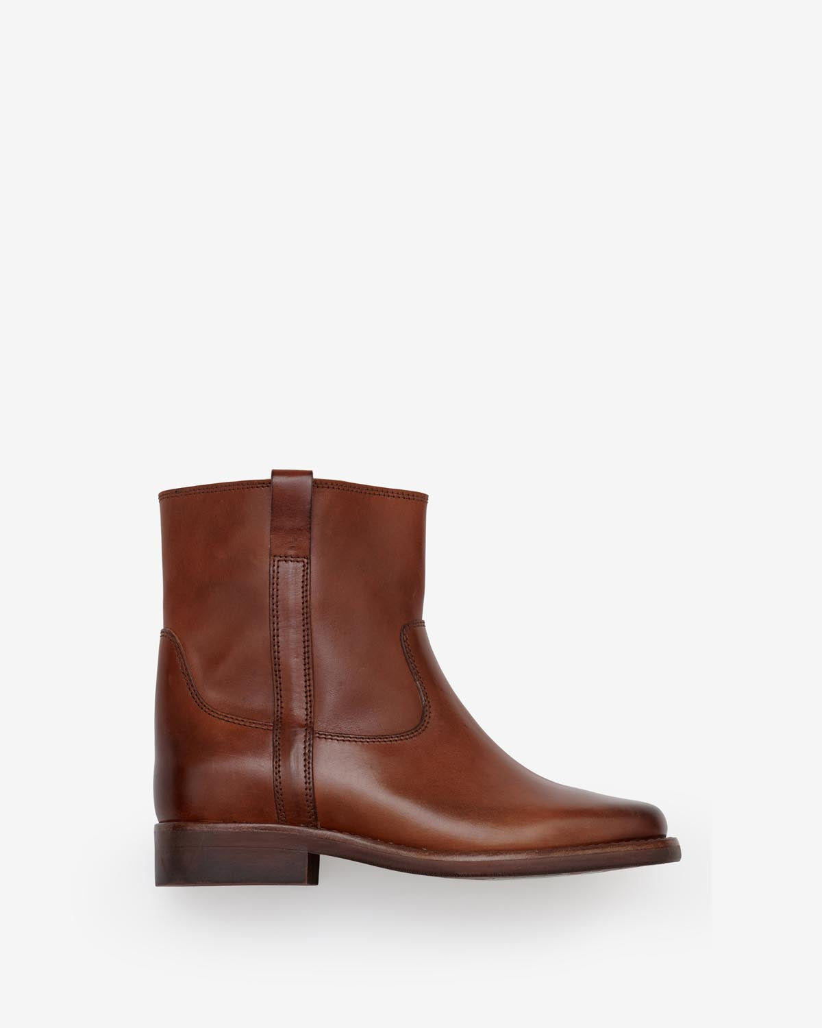 Susee Low Boots – Cognac