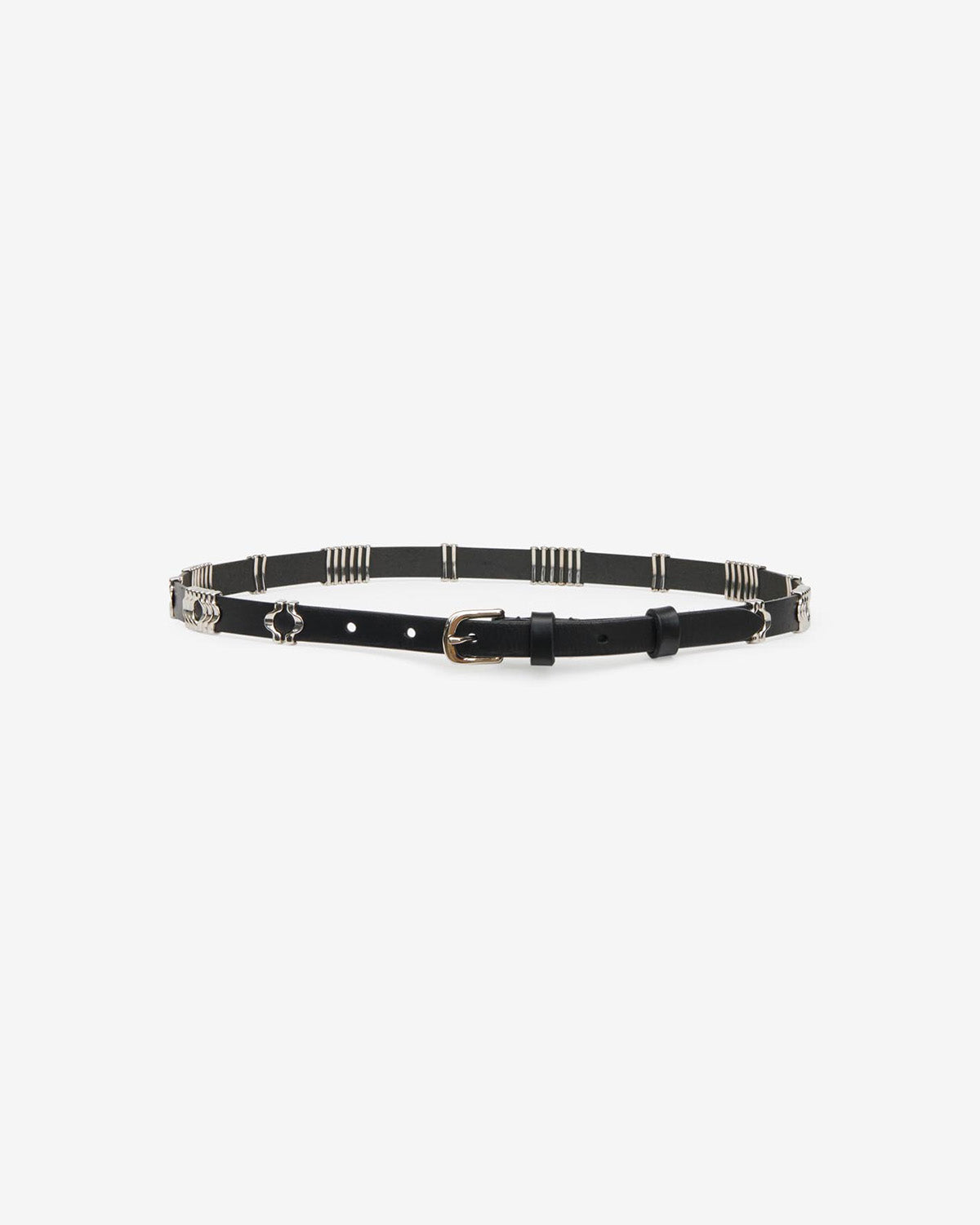 Odena Belt – Black/silver