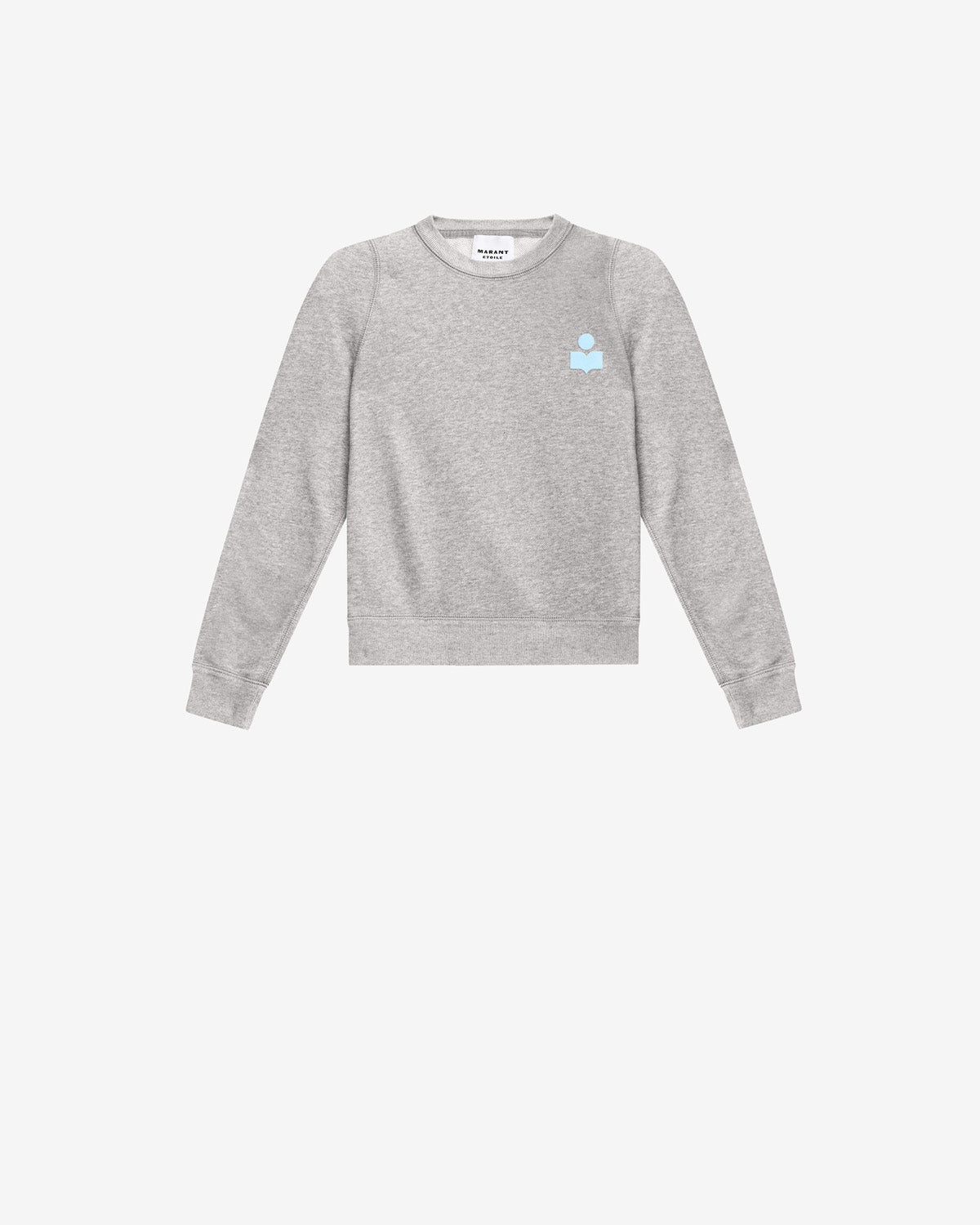 Prissa Logo Sweatshirt – Gray/ice Blue