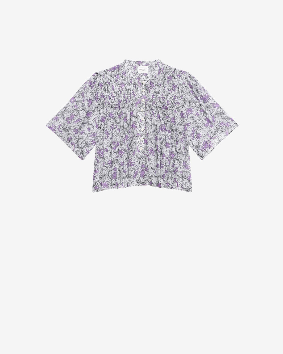 Destiny Blouse – Ecru/lilac