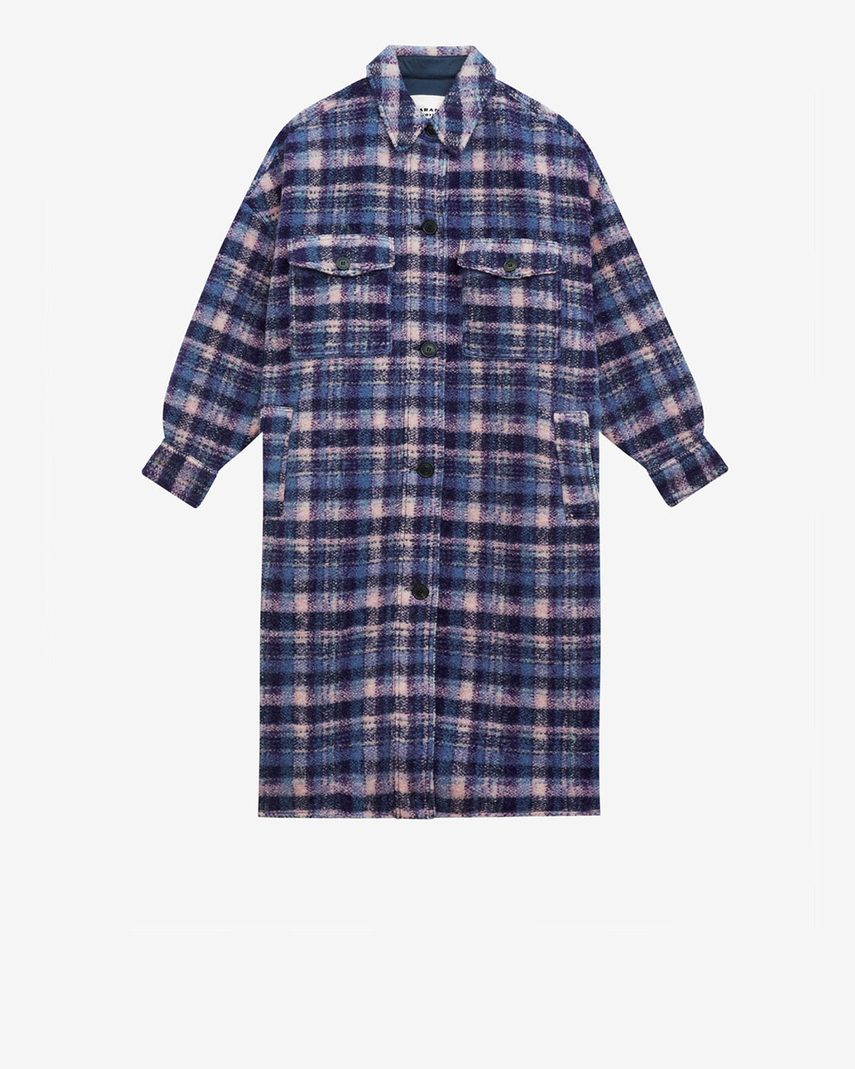 Fontizi Coat – Lilac/navy