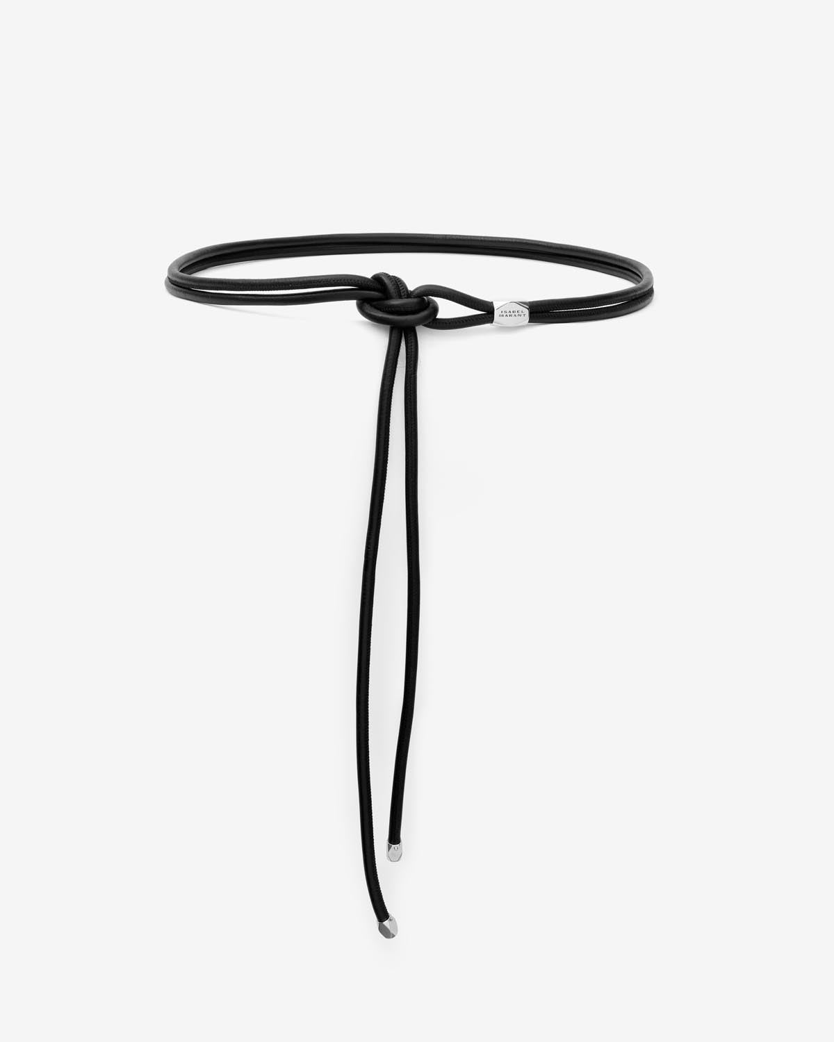 Silvia Belt – Black/silver