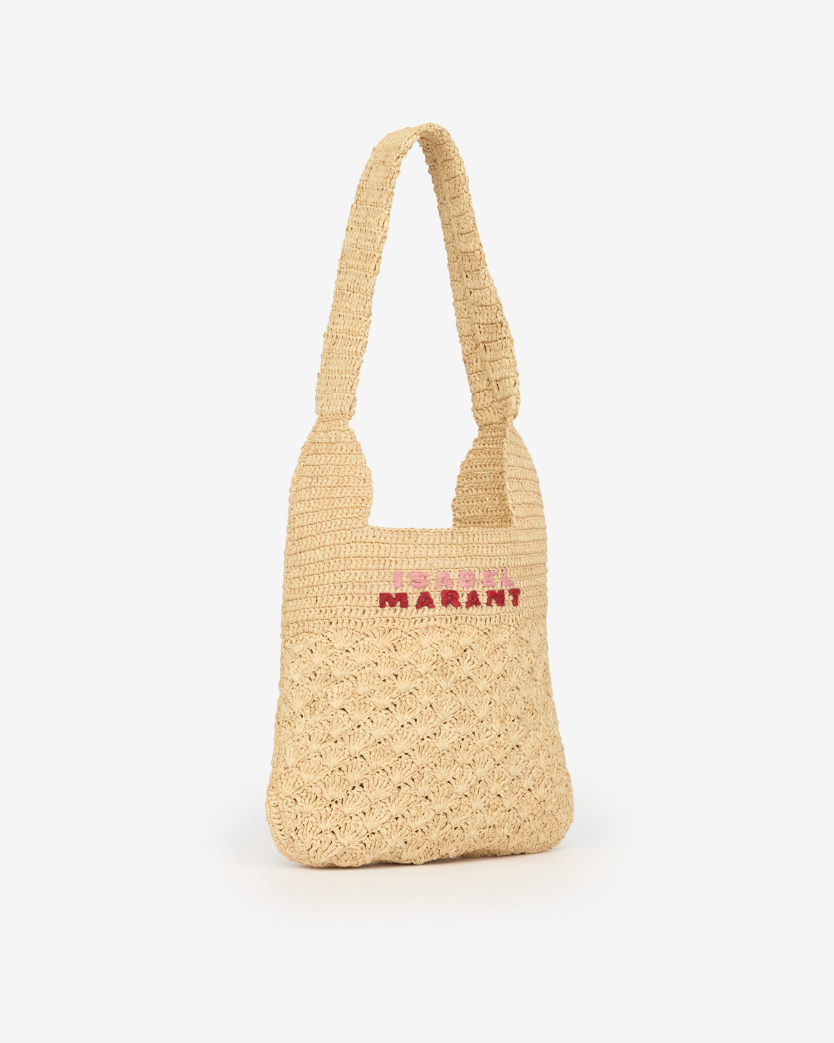 Praia Small Bag – Natural/pink