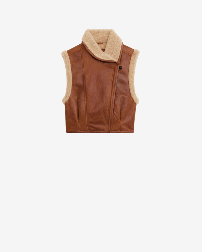 Alime Vest - Cognac