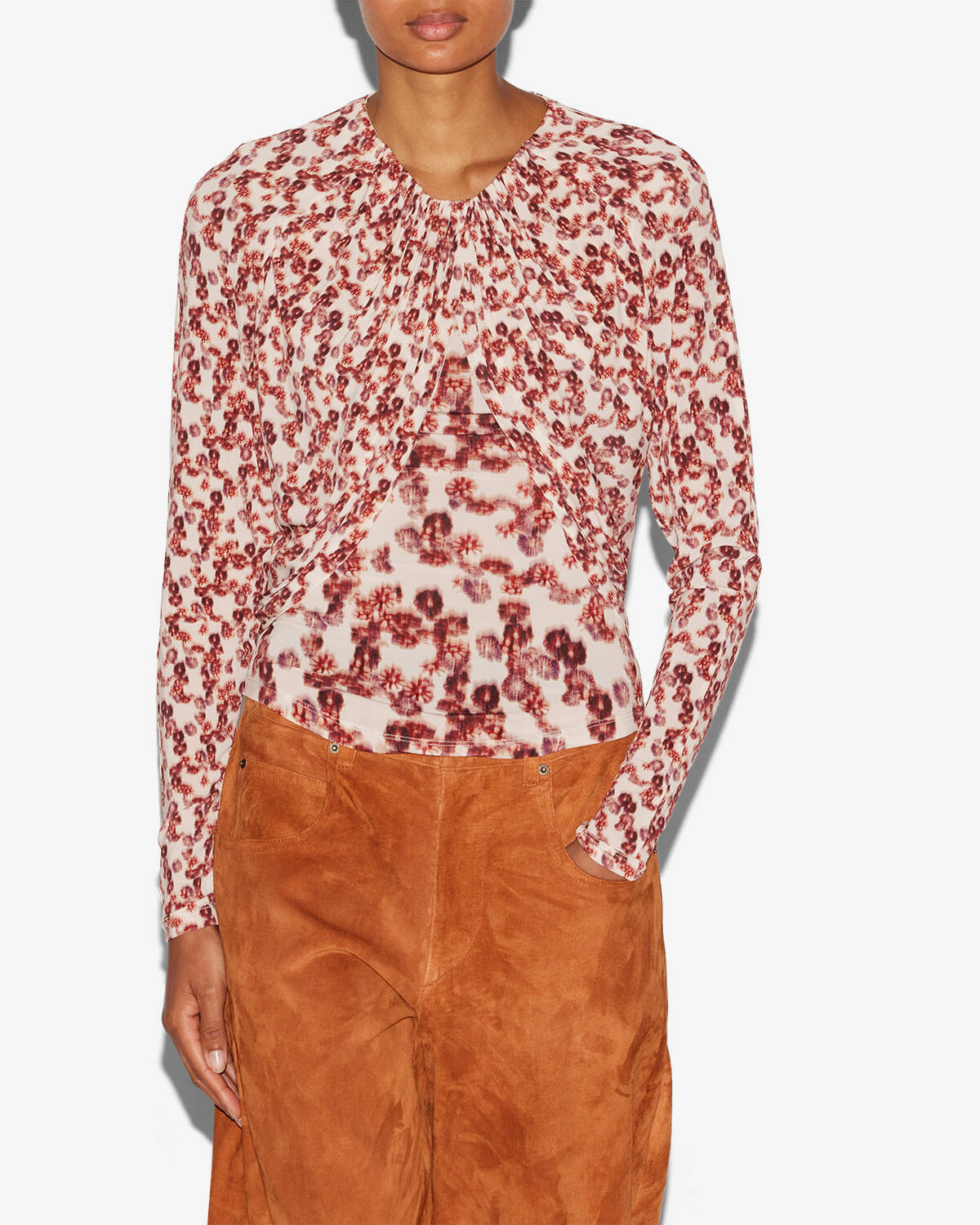 Gaetane Top – Garnet