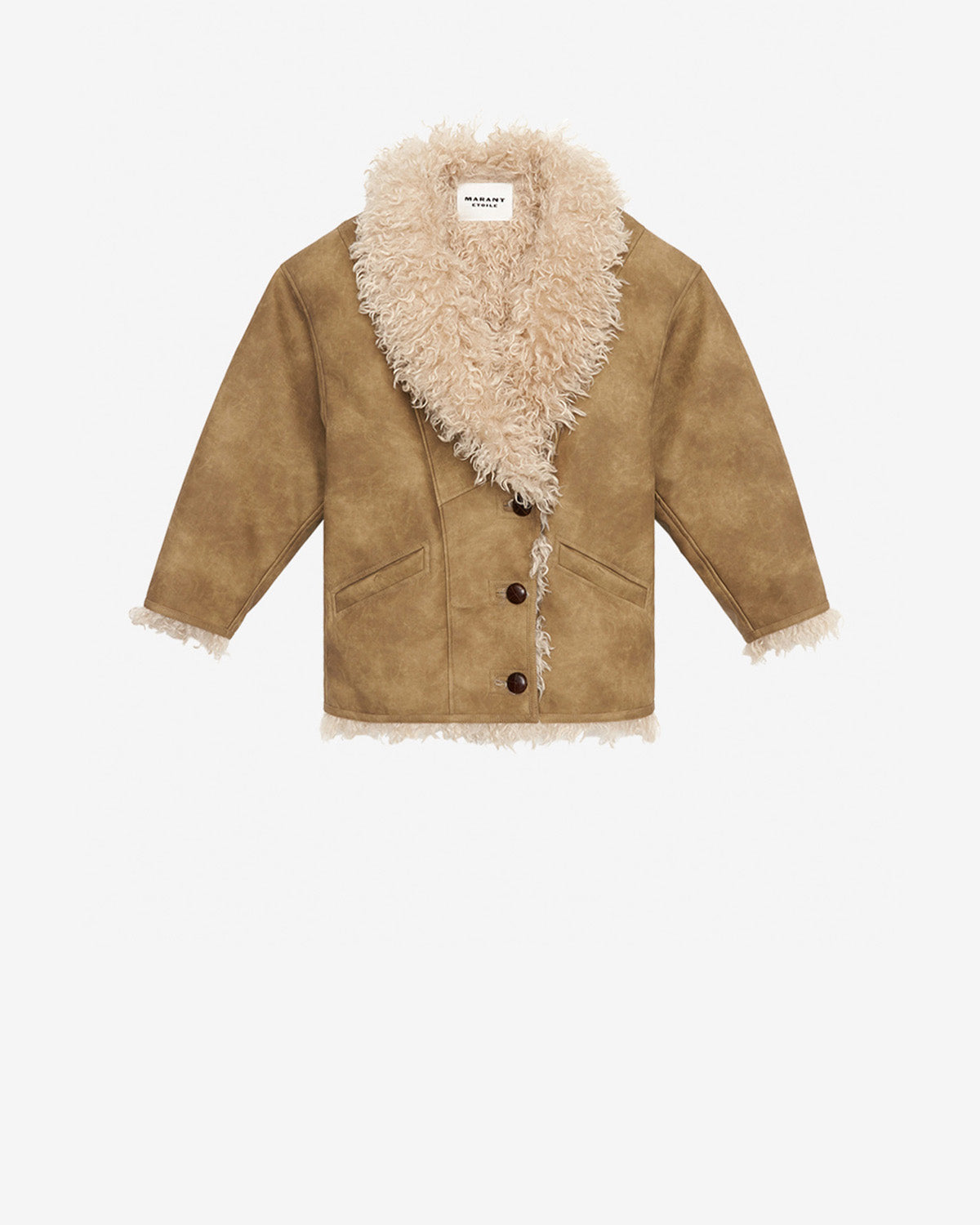 Clea Coat – Taupe