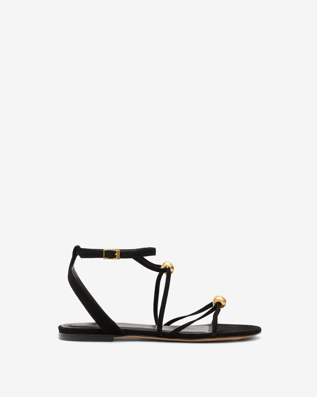 Aeza Sandals – Black/gold