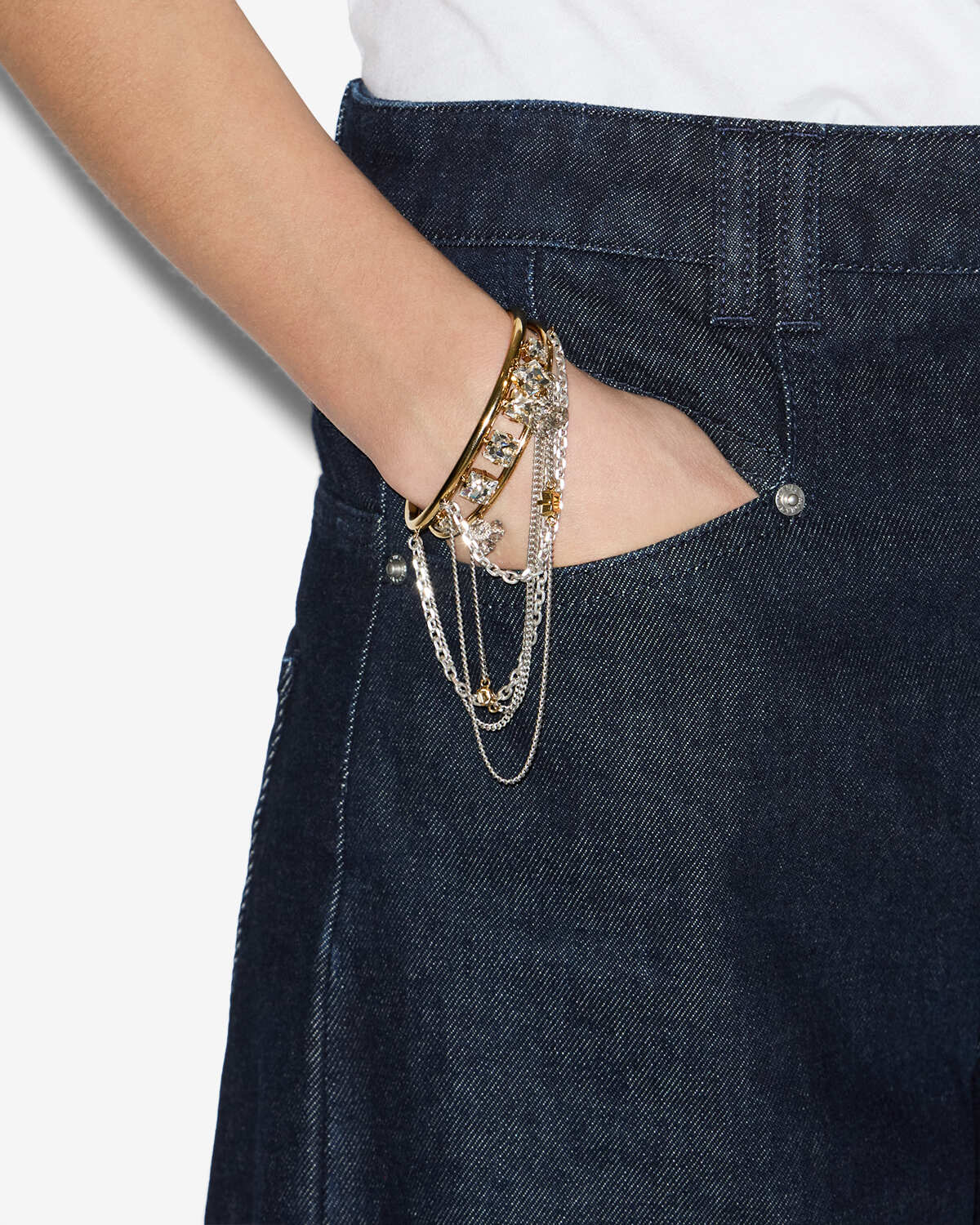 Jodie Bracelet – Silver/gold