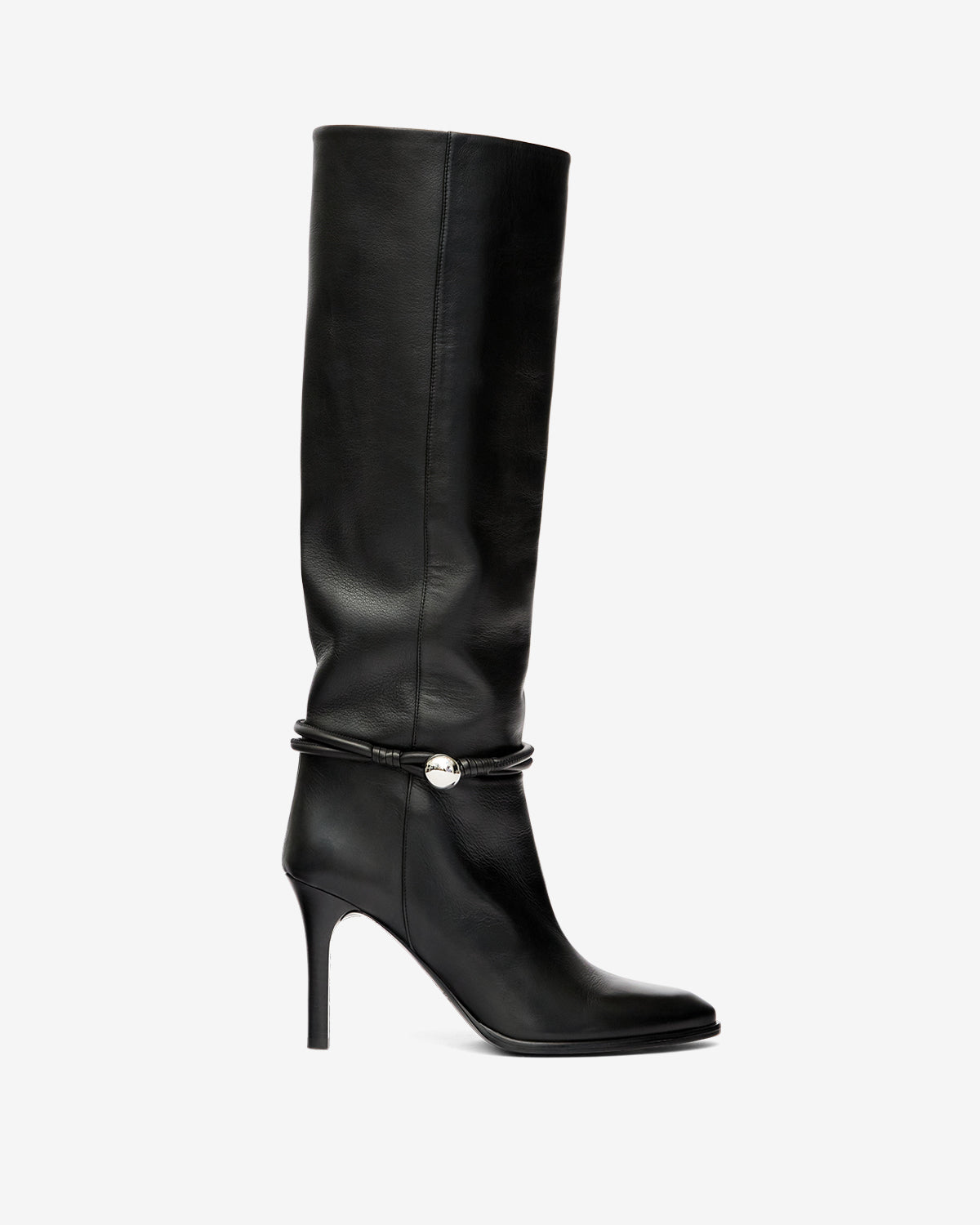 Ieva Button Boots – Black