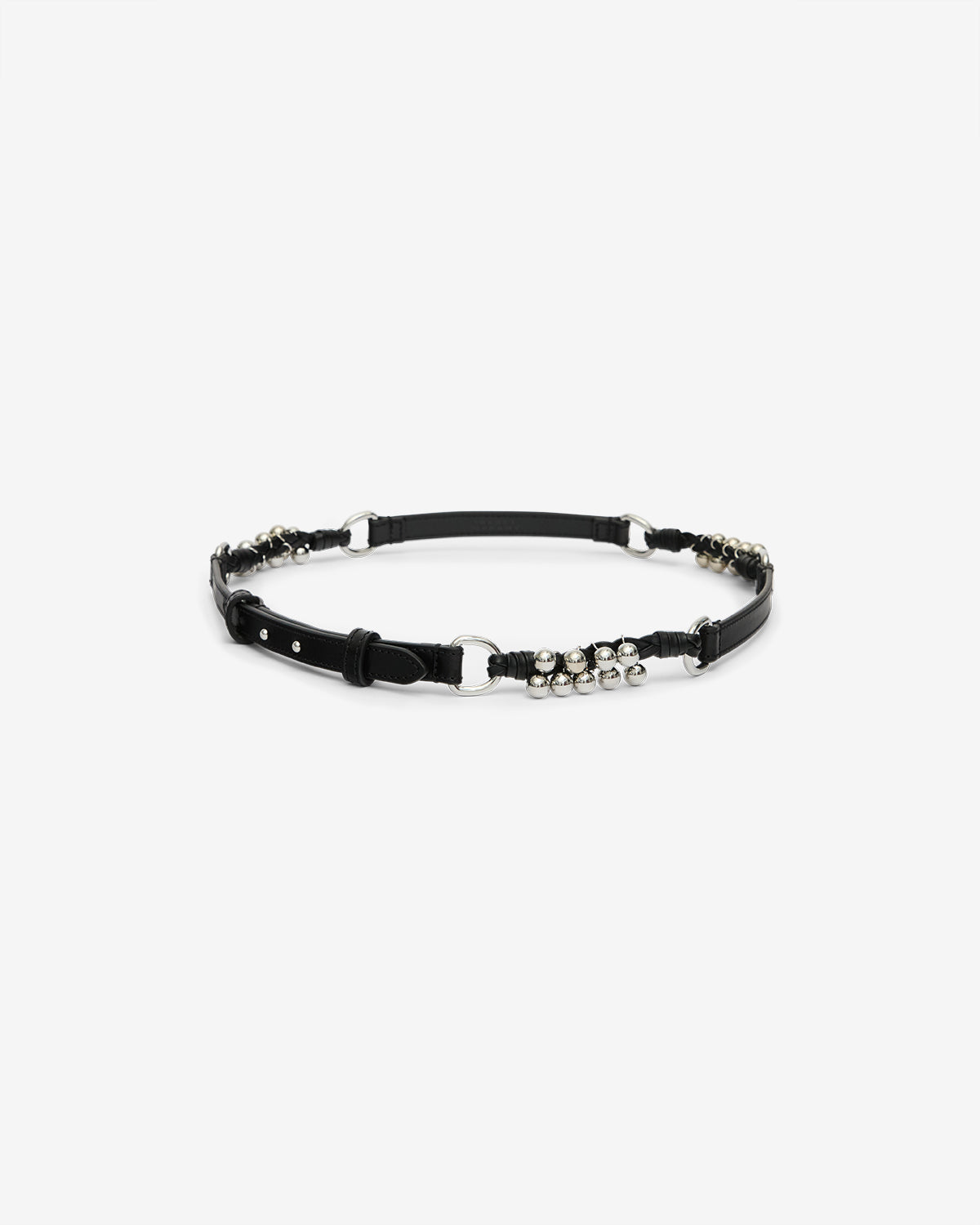 Grimsby Belt – Black/silver