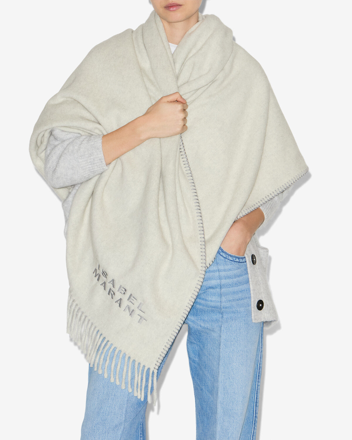 Carmel Scarf – Light Gray