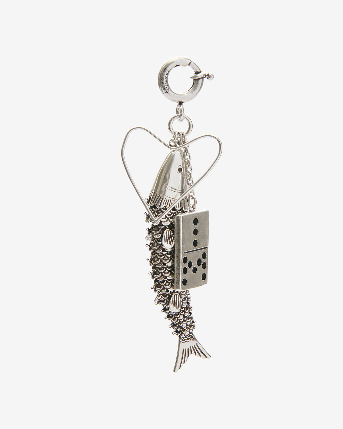 Abby Key Ring – Silver