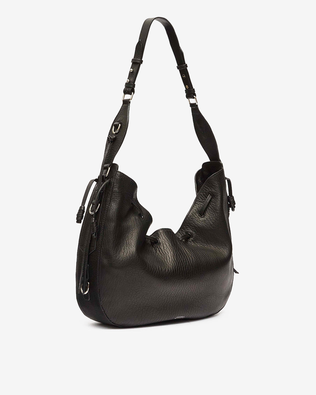 Bolton Hobo Bag – Black/silver