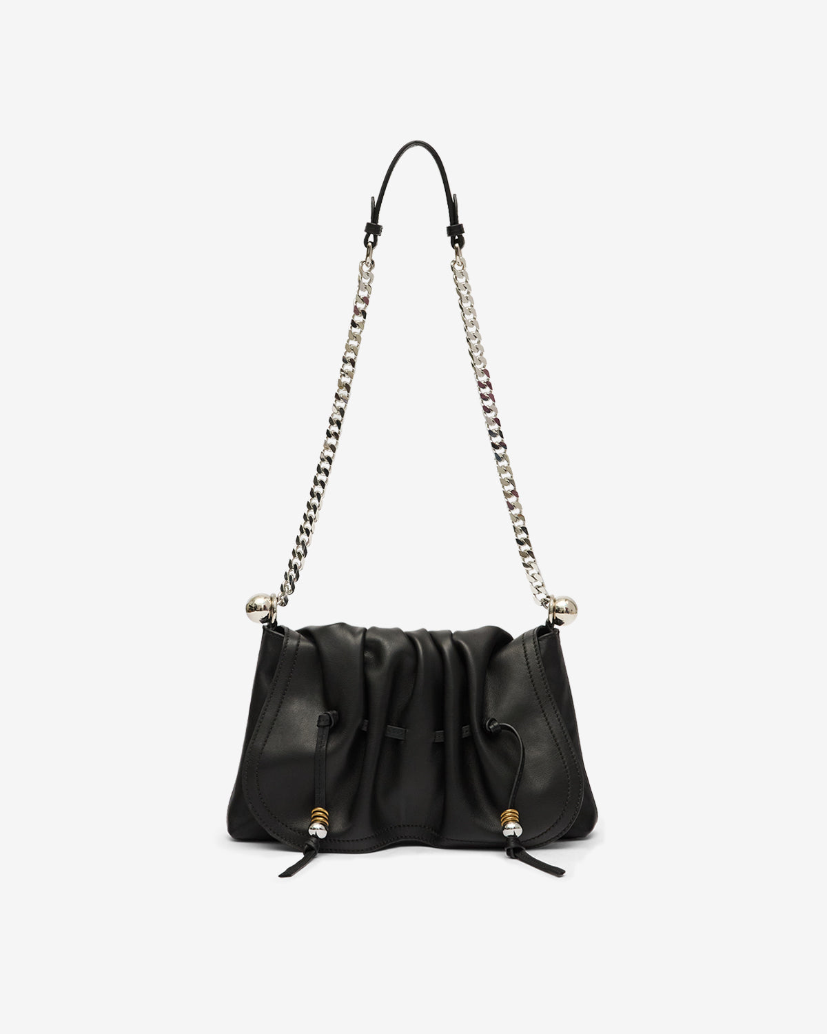 Bolton Pouch Bag – Black/silver