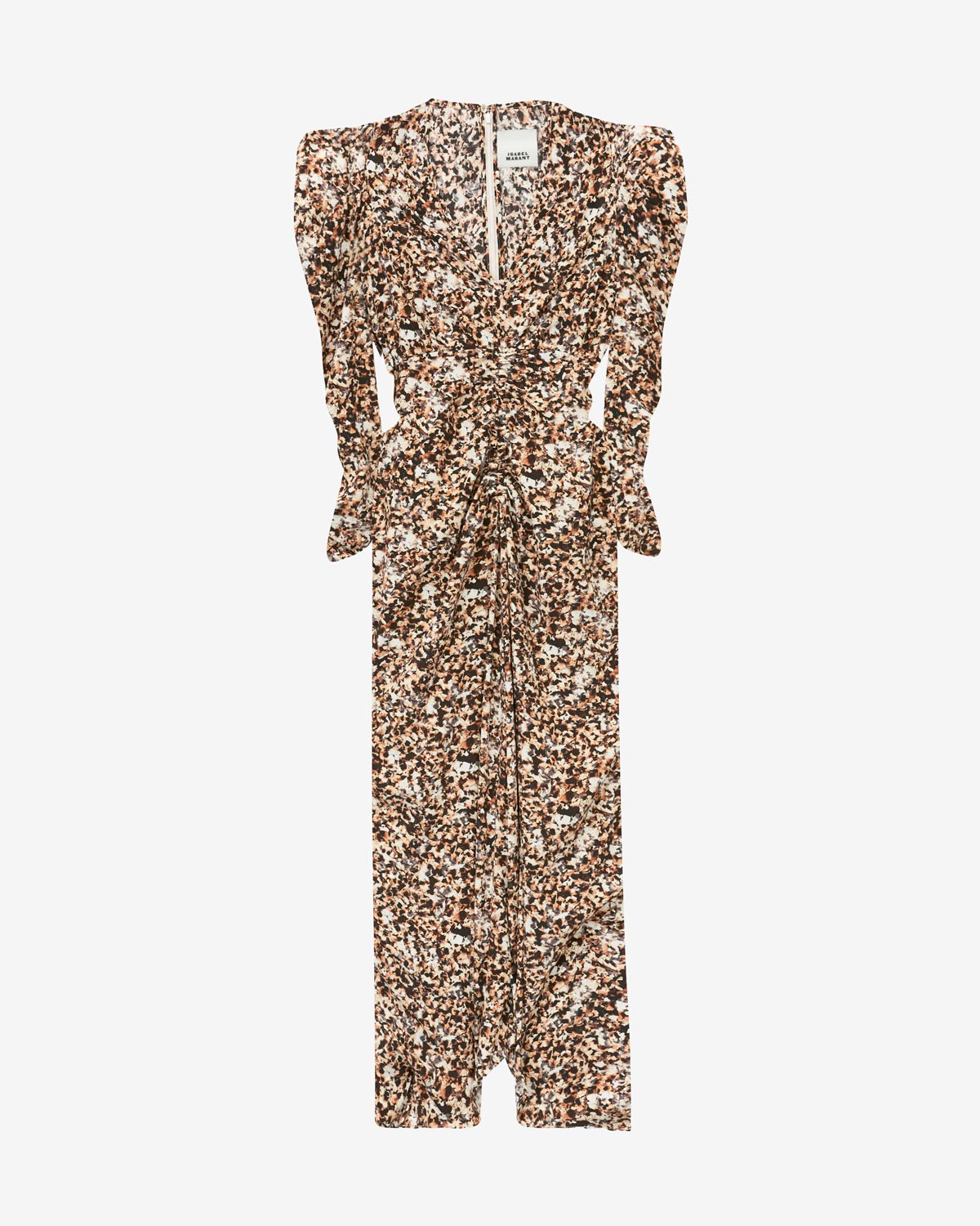 Albini Dress – Ochre/ecru