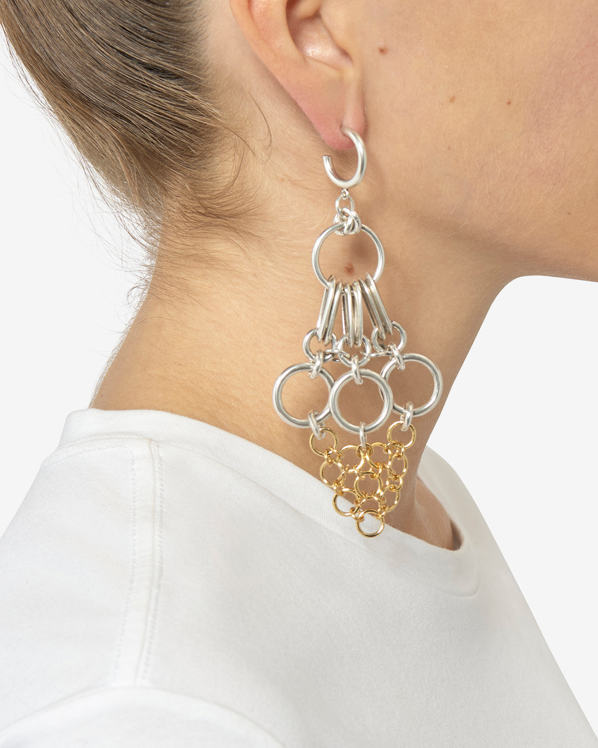 Awar Earrings – Silver/gold