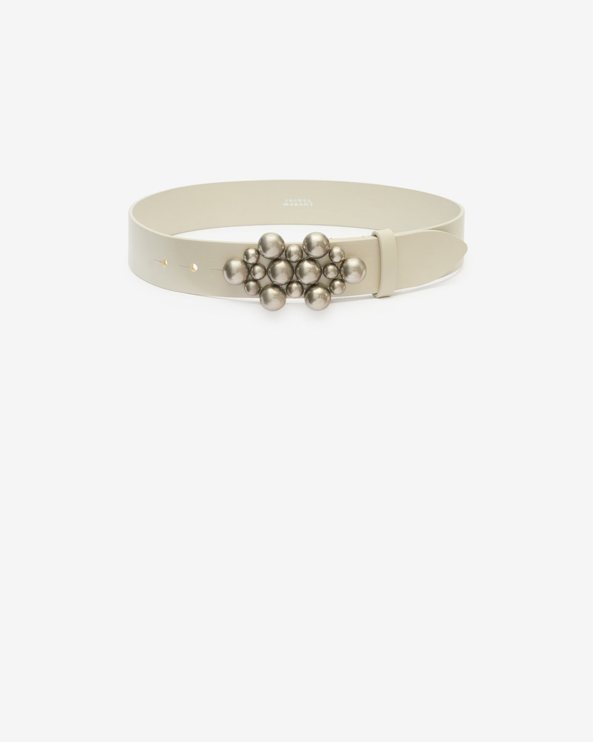 Vickia Belt – Chalk/silver