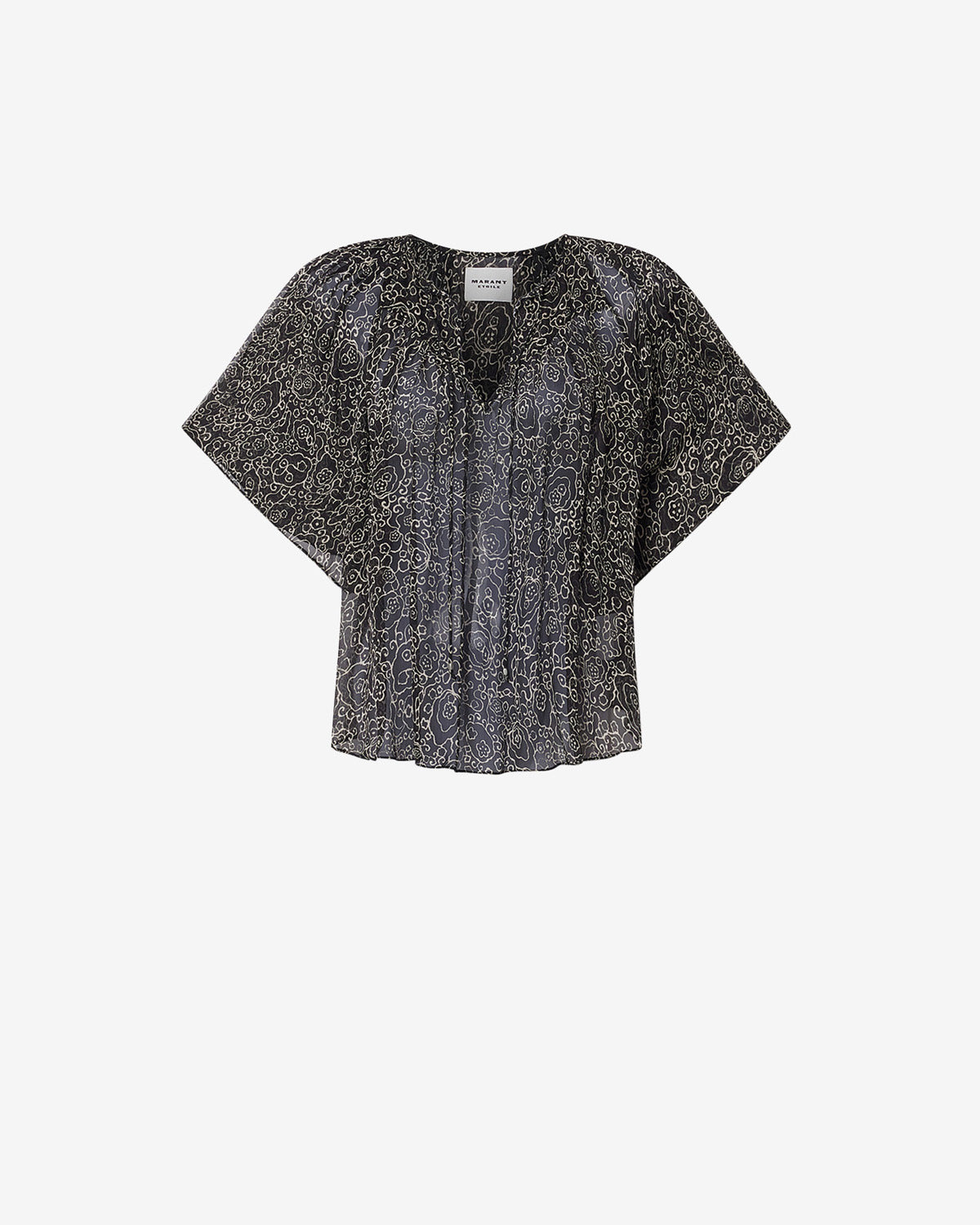 Neslya Top – Black/ecru