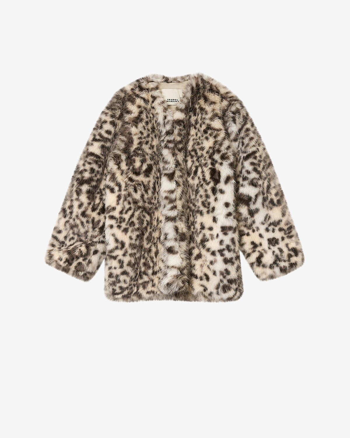 Aglae Coat – Ecru/black