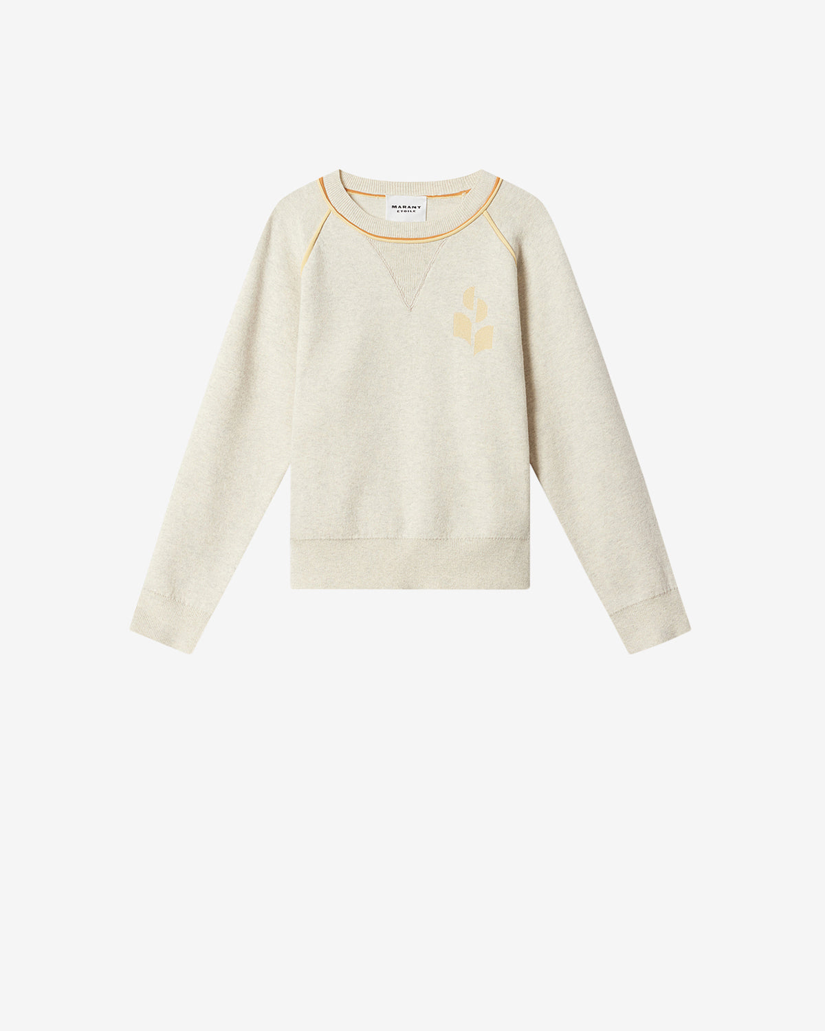 Loriby Sweater – Light Grey/light Yellow