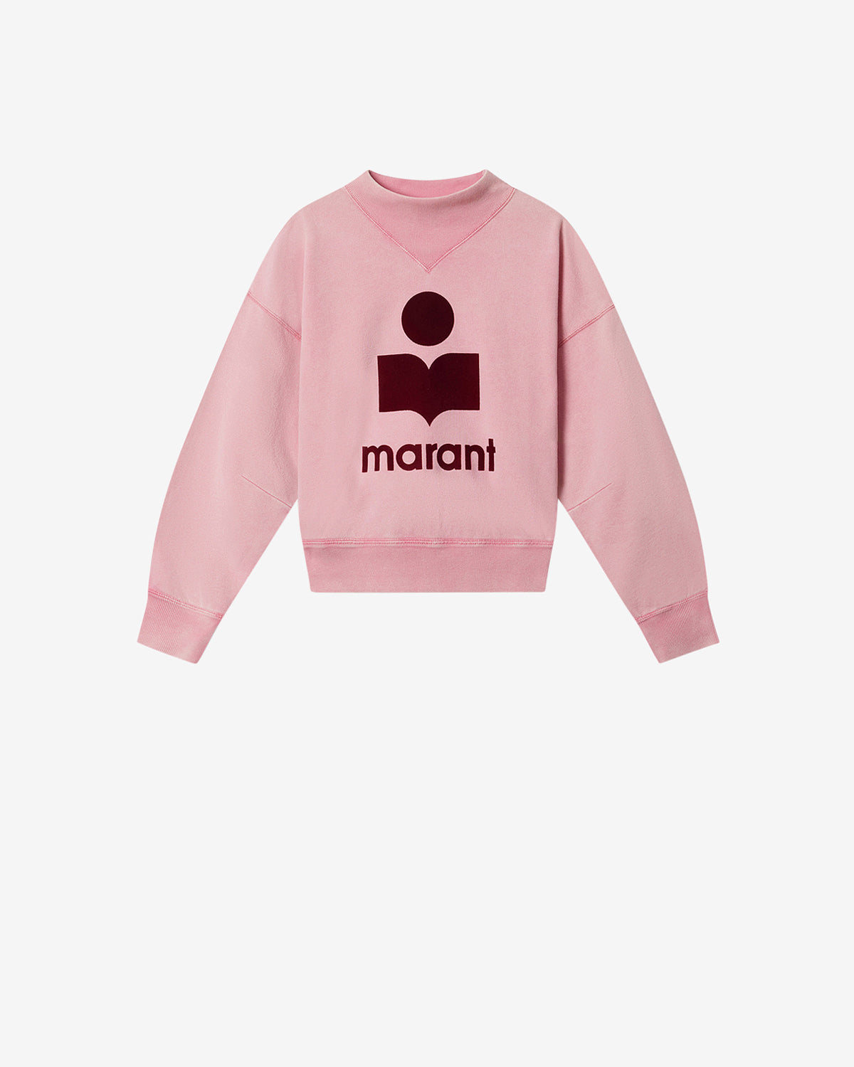 Moby Sweatshirt – Bubblegum/burgundy