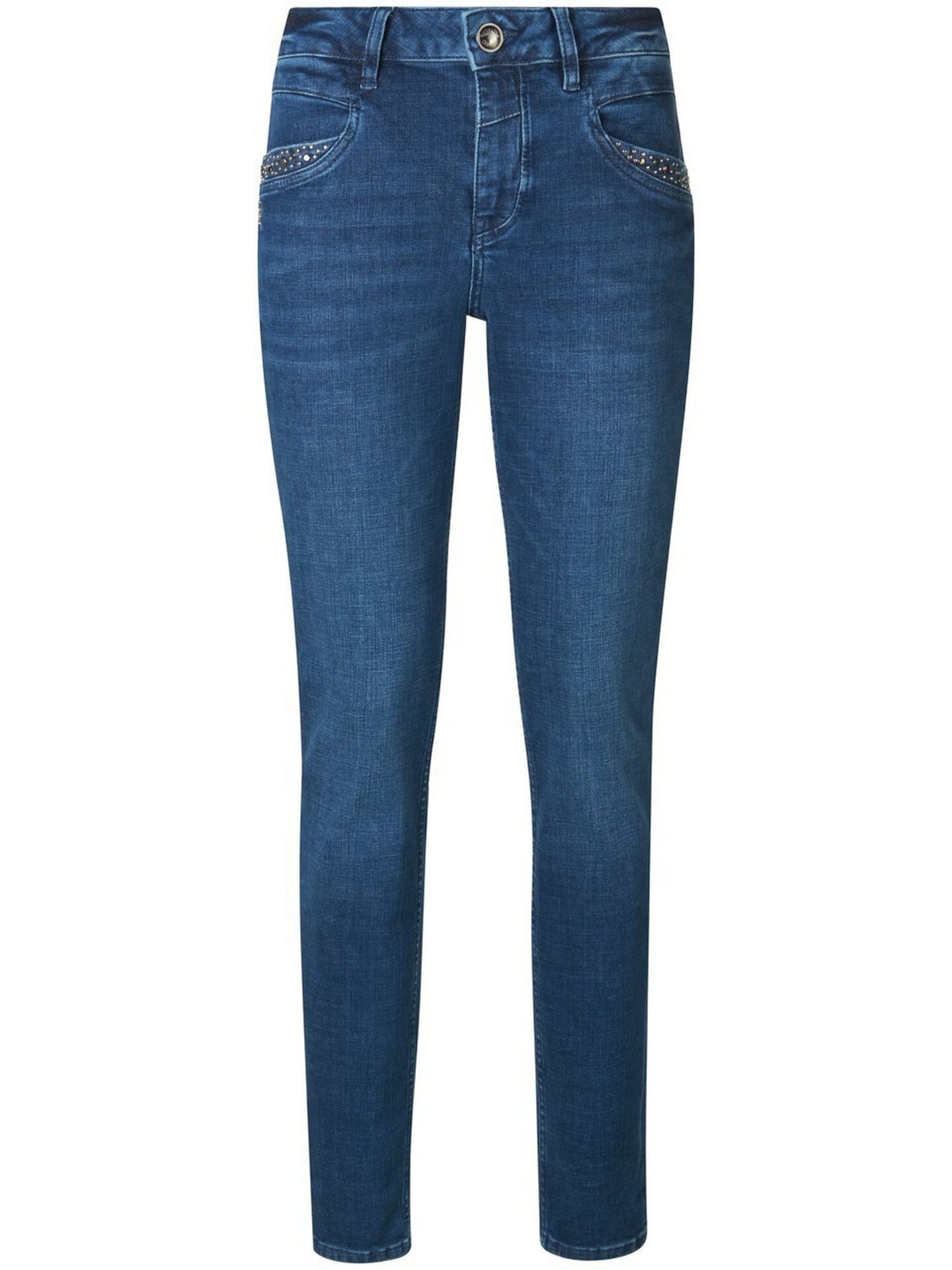 7/8-jeans Van Mos Mosh blauw