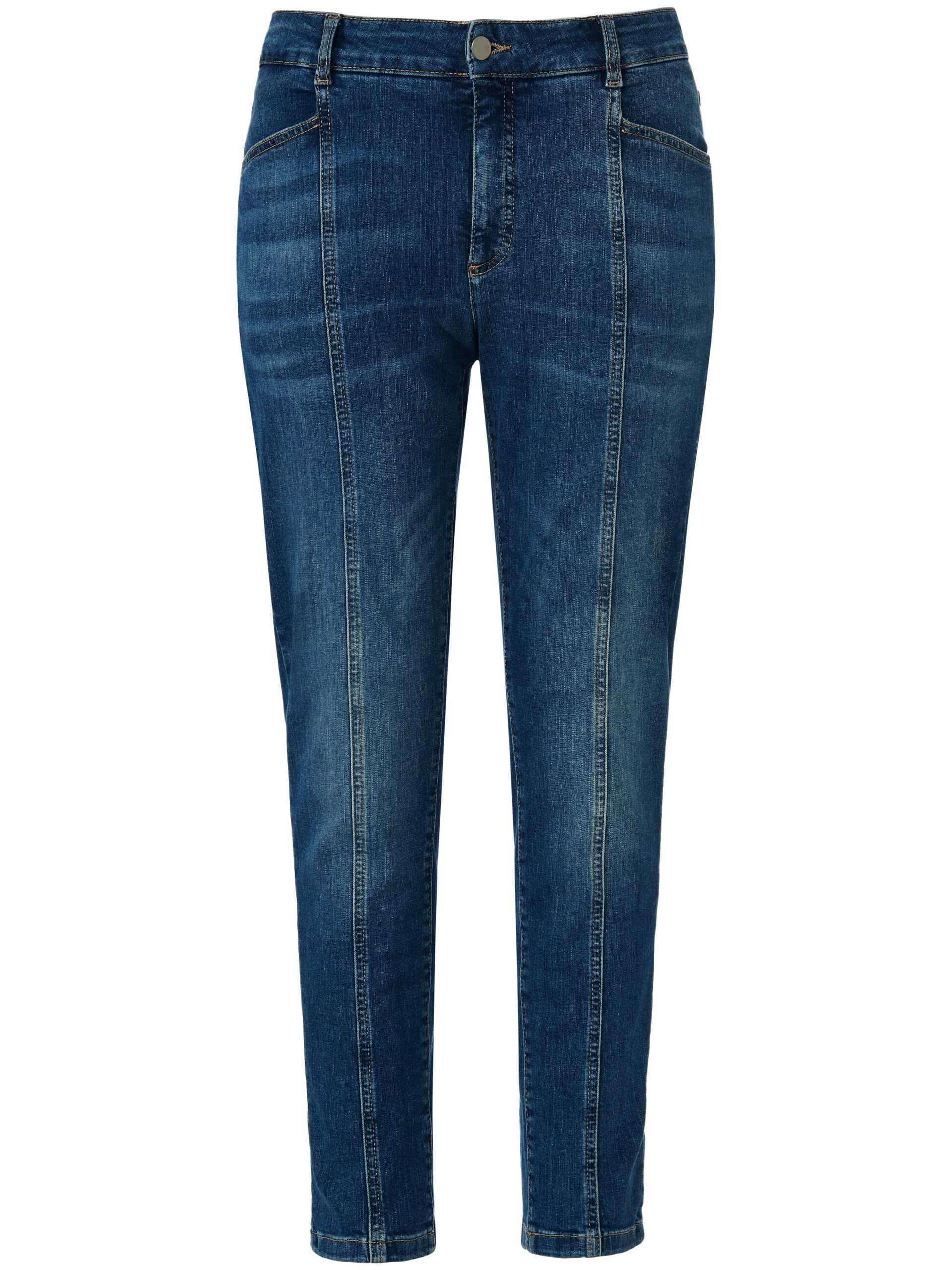 7/8-jeans in 5-pocketsmodel smalle pijpen Van Emilia Lay denim